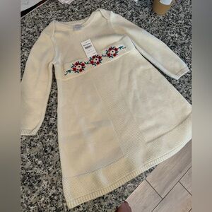 Size 3T Brand new with tags Hanna Anderson long sleeve sweater dress